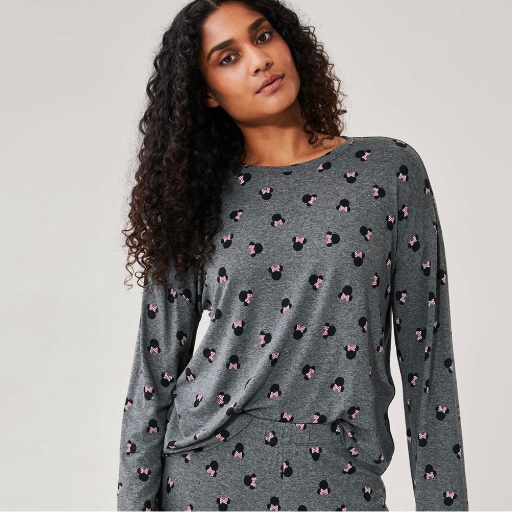Joe Fresh Minnie Mouse pattern 2-piece Pyjamas - Picture 3 of 5